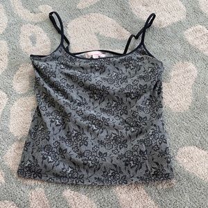 Cropped cami Victoria Secret flora tank